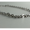 925 Sterling Silver Chain Unisex 23.2 In