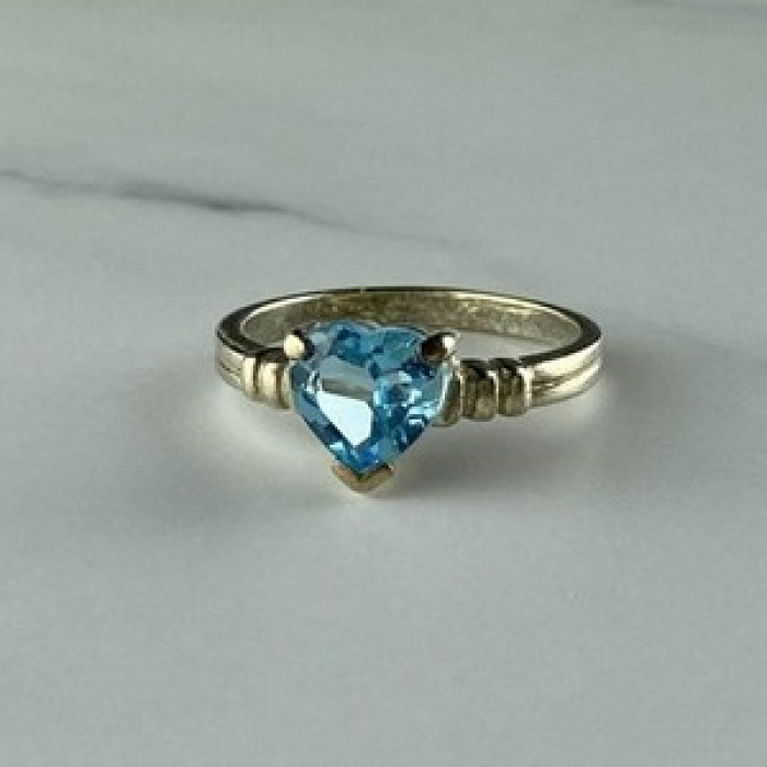 925 Sterling Silver Topaz 