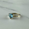 925 Sterling Silver Topaz 