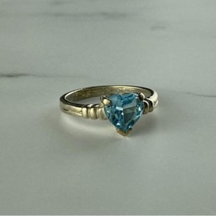 925 Sterling Silver Topaz 