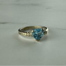 925 Sterling Silver Topaz 