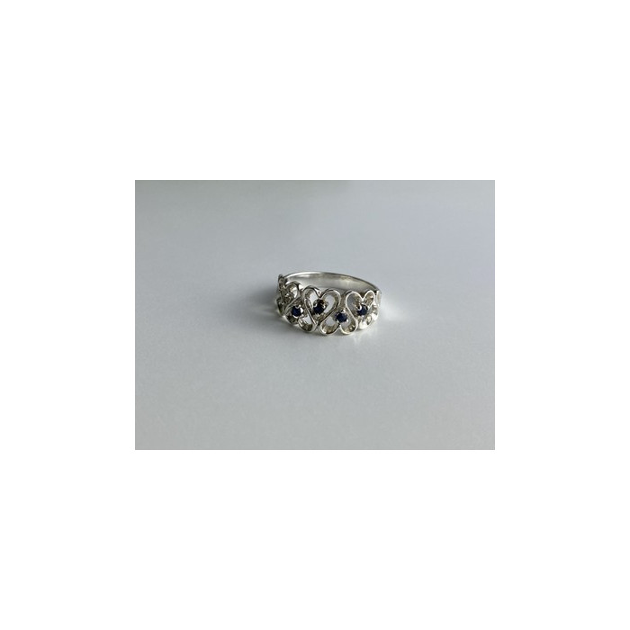 925 Sterling Silver Sapphires 