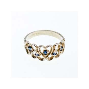 925 Sterling Silver Sapphires 