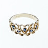 925 Sterling Silver Sapphires 