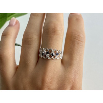 925 Sterling Silver Sapphires 