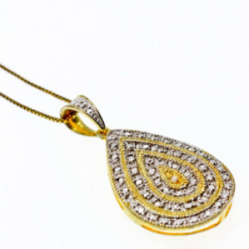 925 Sterling Silver Gold Plated CZ 