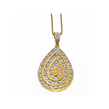 925 Sterling Silver Gold Plated CZ 