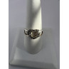 925 Sterling Silver & Marcasite Heart Ring Size 9