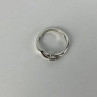 925 Sterling Silver White Sapphire Ring Size 6.5