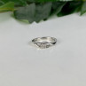 925 Sterling Silver White Sapphire Ring Size 6.5