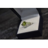 925 Sterling Silver Peridot & Tsavorite Ring Size 6.5