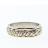 Men'S 925 Sterling Silver Band Ring Size 12.5