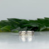 Men'S 925 Sterling Silver Band Ring Size 12.5