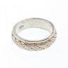 Men'S 925 Sterling Silver Band Ring Size 12.5