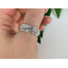Men's 925 Sterling Silver Band Ring Size 12.5