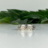 Men'S 925 Sterling Silver Band Ring Size 12.5