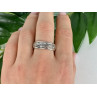 Men's 925 Sterling Silver Band Ring Size 12.5