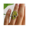925 Sterling Silver Jasper Ring Size 5.5
