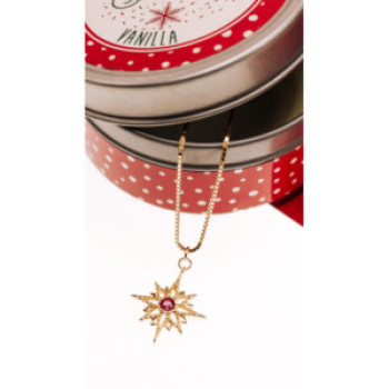 925 Sterling Silver Gold Plated Ruby 