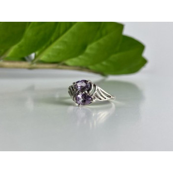 925 Sterling Silver Tanzanite Ring Size 10.25