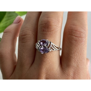 925 Sterling Silver Tanzanite Ring Size 10.25
