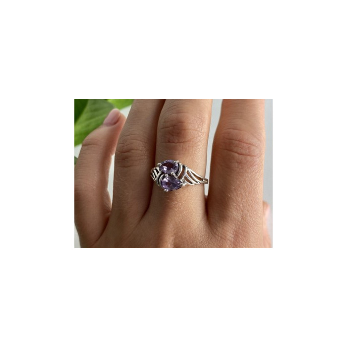 925 Sterling Silver Tanzanite Ring Size 10.25