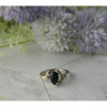 925 Sterling Silver Spinel & Quartz Ring Size 6.5