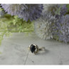 925 Sterling Silver Spinel & Quartz Ring Size 6.5