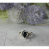 925 Sterling Silver Spinel & Quartz Ring Size 6.5