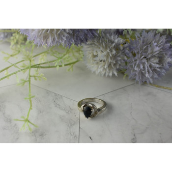 925 Sterling Silver Spinel & Quartz Ring Size 6.5