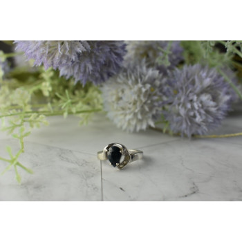 925 Sterling Silver Spinel & Quartz Ring Size 6.5