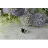 925 Sterling Silver Spinel & Quartz Ring Size 6.5