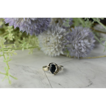 925 Sterling Silver Spinel & Quartz Ring Size 6.5