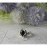 925 Sterling Silver Spinel & Quartz Ring Size 6.5