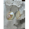 925 STERLING SILVER FRESH WATER PEARL EARRINGS LENGTH 1.8 Inch