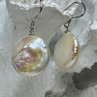 925 Sterling Silver Fresh Water Pearl Earrings Length 1.8 Inch