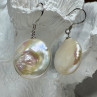 925 Sterling Silver Fresh Water Pearl Earrings Length 1.8 Inch
