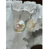 925 STERLING SILVER FRESH WATER PEARL EARRINGS LENGTH 1.8 Inch