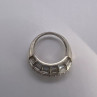 925 Sterling Silver & CZ Ring Size 5