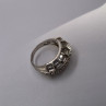 925 Sterling Silver & CZ Ring Size 5