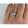 925 Sterling Silver CZ Ring Size 7