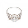 925 Sterling Silver CZ Ring Size 7