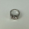 925 Sterling Silver CZ Ring Size 7