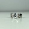 925 Sterling Silver CZ Ring Size 7