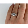 925 Sterling Silver CZ Ring Size 7