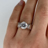925 Sterling Silver CZ Ring Size 7