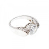 925 Sterling Silver CZ Ring Size 7