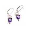 Vintage 925 Sterling Silver Tanzanite Earrings