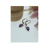 Vintage 925 Sterling Silver Tanzanite Earrings