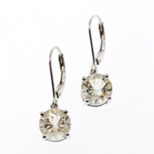 925 Sterling Silver Citrine Earrings